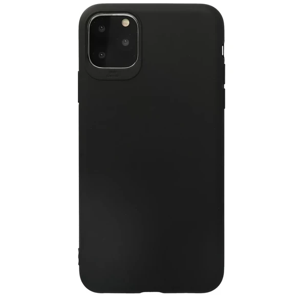 Newface Apple iPhone 11 Pro Max Kılıf First Silikon - Siyah - Resim 3