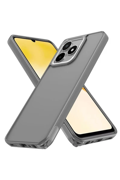 Newface Realme C53 Kılıf Elegant Kapak - Titan Gri ürün görseli 1