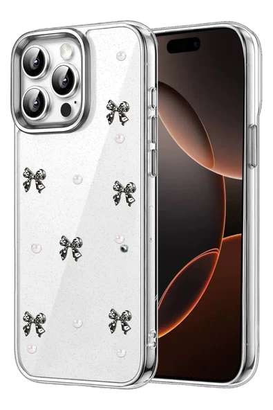 Newface Apple iPhone 15 Pro Fiyonk Desenli Kapak - Desen 8 ürün görseli 1