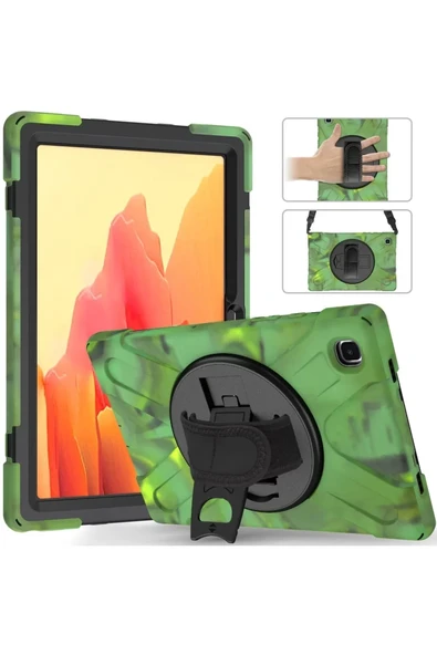 Newface Samsung Galaxy X200 Tab A8 10.5 Kılıf Amazing Tablet Kapak - Kamuflaj ürün görseli 1