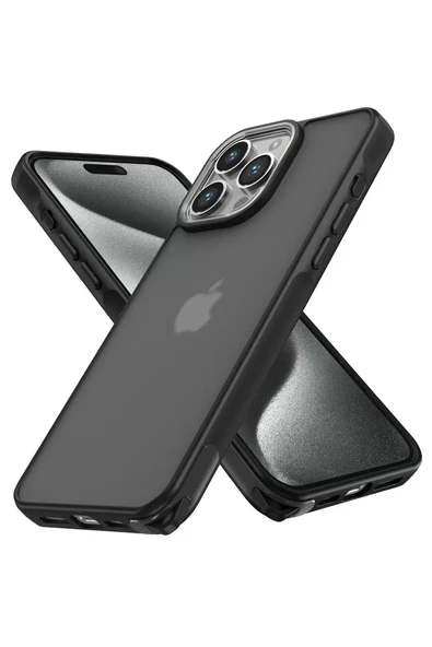 Newface Apple iPhone 14 Pro Kılıf Elegant Kapak - Siyah ürün görseli 1