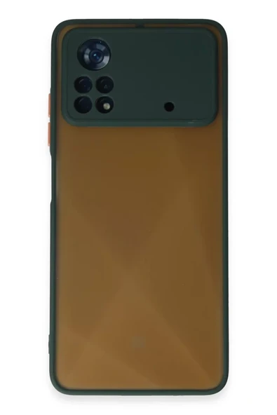 Newface Xiaomi Poco X4 Pro 5G Kılıf Montreal Silikon Kapak - Yeşil ürün görseli 1