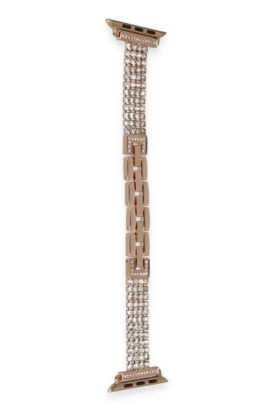Newface Apple Watch 38mm Live Taşlı Kordon - Rose Gold ürün görseli 1