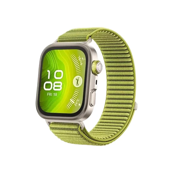 Newface Huawei Fit 4 Braid Kordon - Açık Yeşil - Resim 3