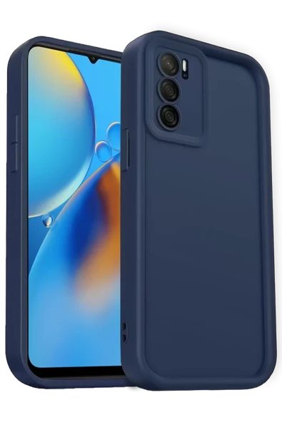 Newface Oppo A16 Kılıf Viera Silikon - Lacivert ürün görseli 1