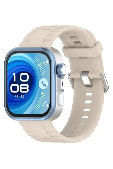 Newface Huawei Watch Fit 3 Klasik Kordon - Krem ürün görseli 1