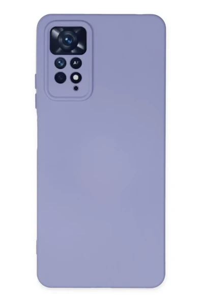 Newface Xiaomi Redmi Note 11 Pro Kılıf Nano içi Kadife Silikon - Lila ürün görseli 1
