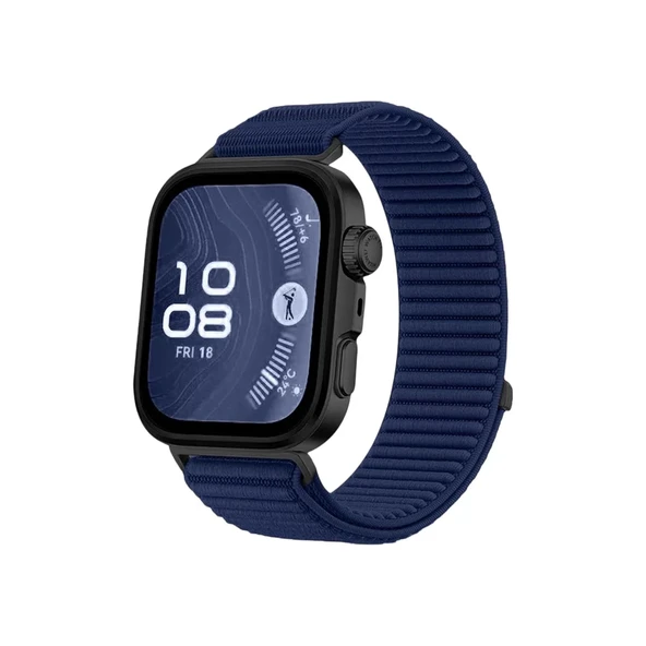 Newface Huawei Fit 4 Braid Kordon - Lacivert - Resim 3