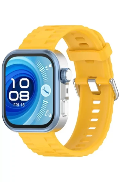 Newface Huawei Watch Fit 3 Klasik Kordon - Sarı ürün görseli 1