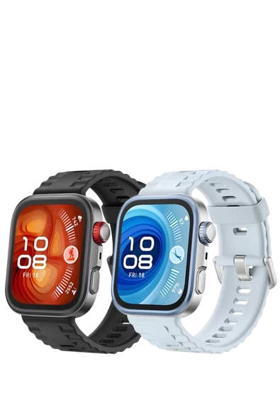 Newface Huawei Fit 4 Nova Silikon Kordon - Gri - Resim 3