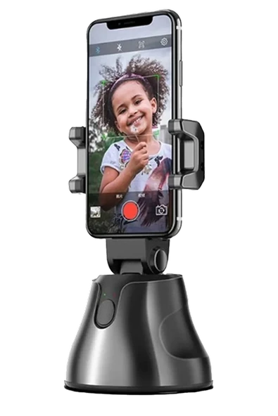 Newface Apai Genie 360 Derece Takip Etme Özellikli Selfie Gimbal - Siyah ürün görseli 1