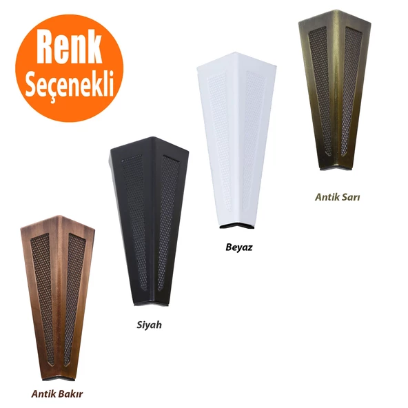 Ovit Desenli Mobilya Koltuk Baza Sehpa Masa Ayağı Metal Ayak 14 Cm ürün görseli 1