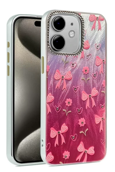 Newface Apple iPhone 11 Kılıf Blade Aynalı Desenli Kapak - Desen 3 ürün görseli 1