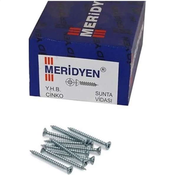 MERİDYEN SUNTA VİDASI 5.0X40 MM 15 ADET ürün görseli 1