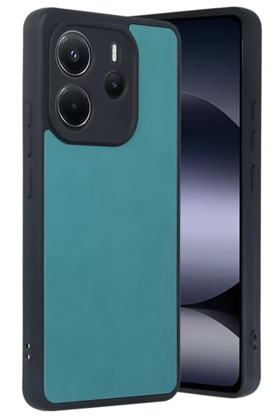 Newface Xiaomi Redmi Note 14 4G Kılıf Aras Deri Kapak - Açık Yeşil ürün görseli 1