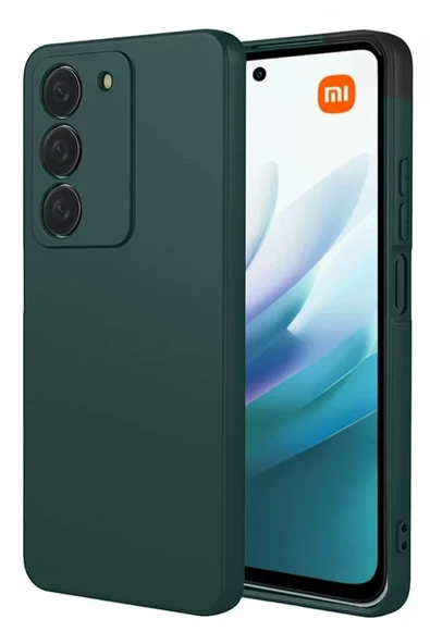 Newface Xiaomi Redmi 15 4G First Silikon - Koyu Yeşil ürün görseli 1