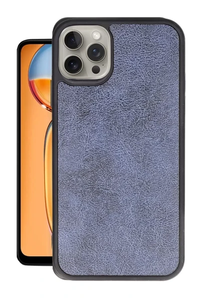Newface Apple iPhone 14 Pro Kılıf Aras Deri Kapak - Lacivert ürün görseli 1
