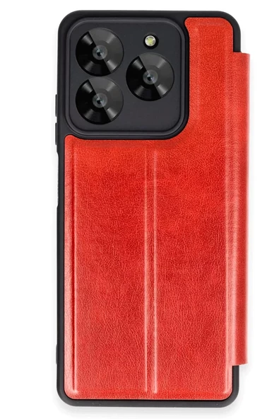 Newface General Mobile Era 50 Kılıf Flip Cover - Kırmızı ürün görseli 1