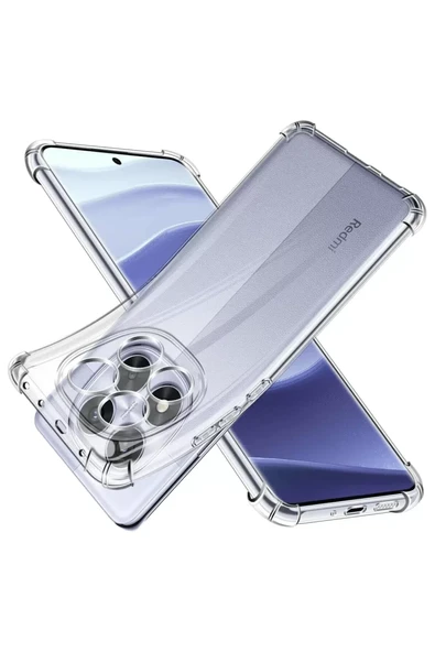 Newface Xiaomi Redmi Note 14 Pro 5G Kılıf Lüx Şeffaf Silikon ürün görseli 1