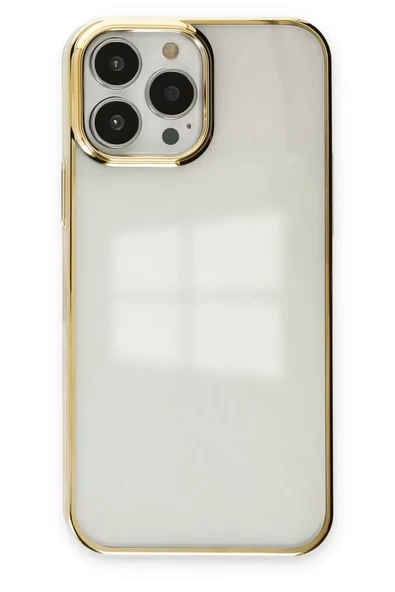 Newface Apple iPhone 13 Pro Max Kılıf Element Silikon - Gold ürün görseli 1