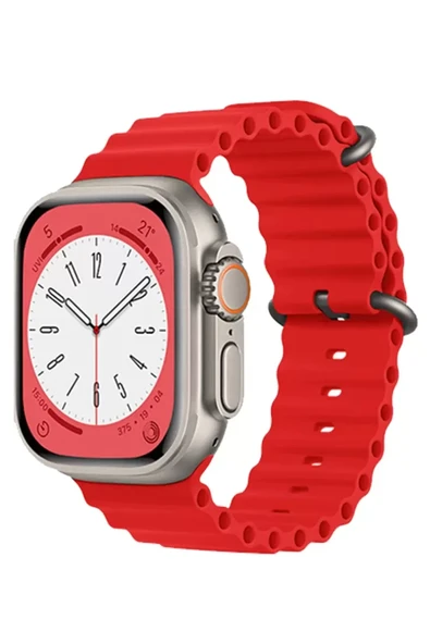 Newface Apple Watch 38mm Ocean Kordon - Kırmızı ürün görseli 1