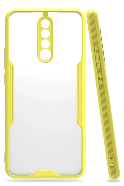 Newface Xiaomi Redmi Note 8 Pro Kılıf Platin Silikon - Sarı ürün görseli 1