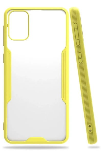 Newface Samsung Galaxy M31 Kılıf Platin Silikon - Sarı ürün görseli 1