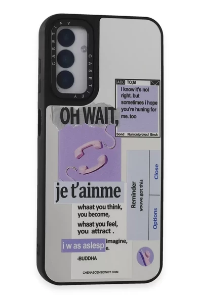 Newface Samsung Galaxy M14 5G Kılıf Mirror Desenli Kapak - Mirror - 4 ürün görseli 1