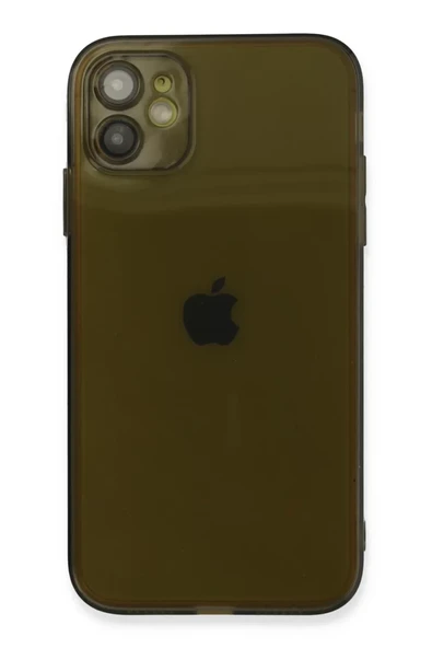 Newface Apple iPhone 12 Kılıf Fly Lens Silikon - Siyah ürün görseli 1