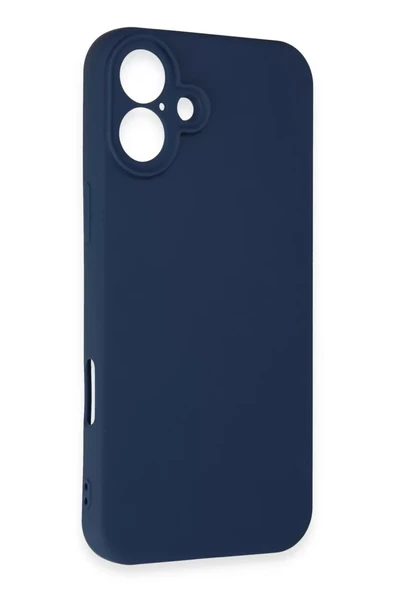 Newface Apple iPhone 16 Plus Kılıf First Silikon - Lacivert - Resim 3