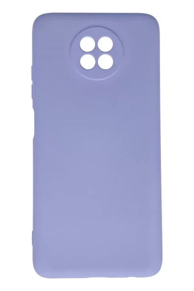 Newface Xiaomi Redmi Note 9 5G Kılıf Nano içi Kadife Silikon - Lila ürün görseli 1