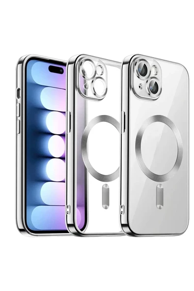 Newface Apple iPhone 13 Kılıf Kross Magneticsafe Kapak - Titan Gri ürün görseli 1