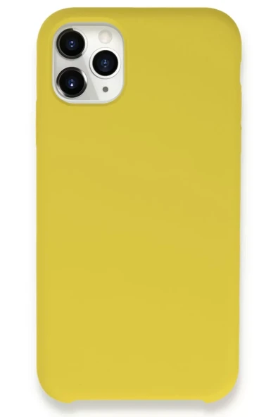 Newface Apple iPhone 11 Pro Kılıf Lansman Legant Silikon - Sarı ürün görseli 1