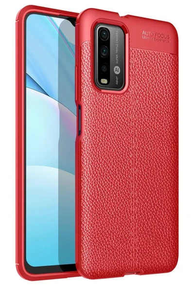Newface Xiaomi Redmi 9T Kılıf Auto Focus Kapak - Kırmızı ürün görseli 1