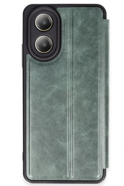 Newface Oppo A38 Kılıf Flip Cover - Koyu Yeşil ürün görseli 1