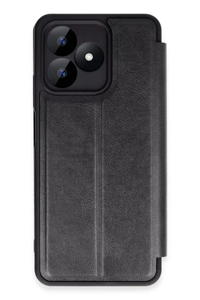 Newface Realme Note 50 4G Kılıf Flip Cover - Siyah ürün görseli 1
