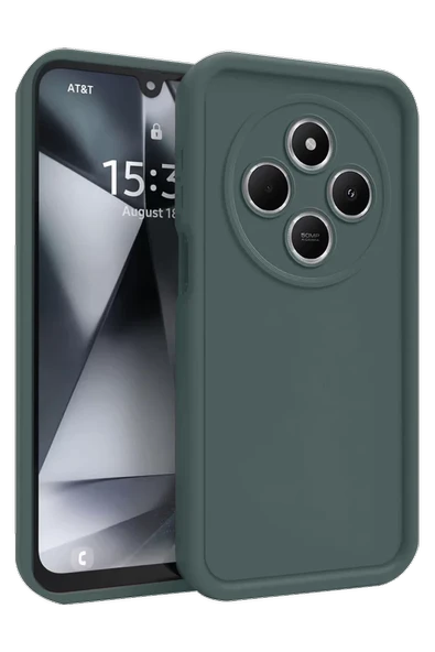 Newface Xiaomi Redmi 14C Kılıf Viera Silikon - Koyu Yeşil ürün görseli 1