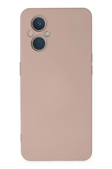 Newface Oppo Reno 7 Lite Kılıf Nano içi Kadife Silikon - Pudra ürün görseli 1