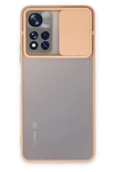 Newface Xiaomi Redmi Note 11T Kılıf Palm Buzlu Kamera Sürgülü Silikon - Pembe ürün görseli 1
