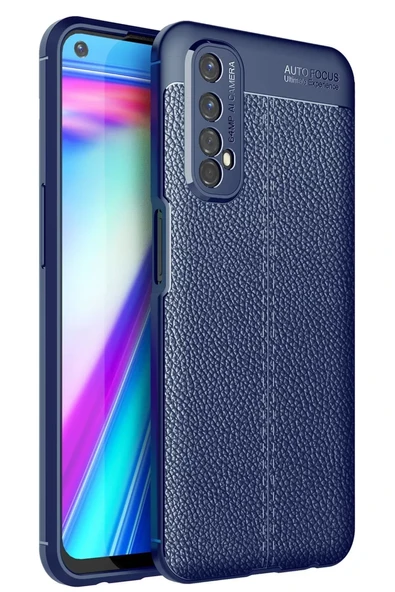 Newface Realme 7 Kılıf Auto Focus Kapak - Lacivert ürün görseli 1