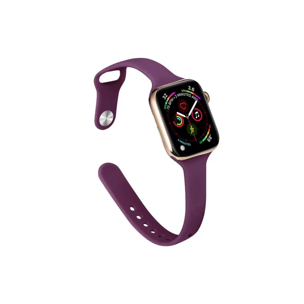 Newface Apple Watch 38mm Klasik Kordon - Mürdüm - Resim 3