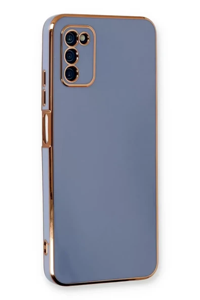 Newface Samsung Galaxy A03S Kılıf Volet Silikon - Mavi ürün görseli 1