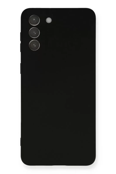 Newface Samsung Galaxy S21 Plus Kılıf Nano içi Kadife Silikon - Siyah ürün görseli 1