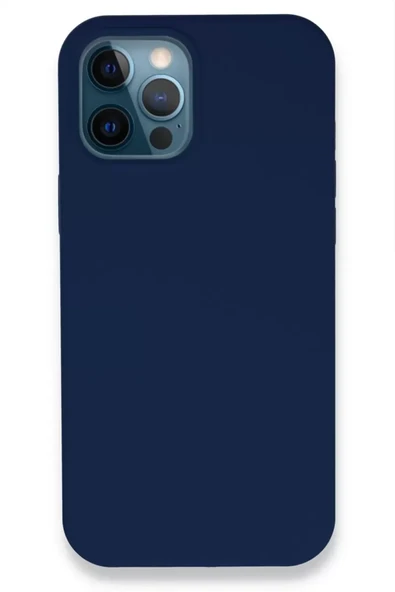Newface Apple iPhone 12 Pro Kılıf Lansman Legant Silikon - Lacivert ürün görseli 1