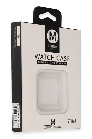 Movenchy Apple Watch 45mm Bondy Kasa Koruyucu - Beyaz ürün görseli 1