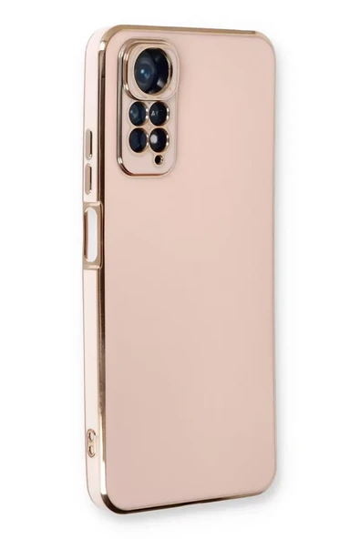 Newface Xiaomi Redmi Note 11 Kılıf Volet Silikon - Pembe ürün görseli 1