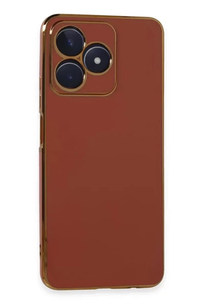 Newface Realme C53 Kılıf Volet Silikon - Kırmızı ürün görseli 1