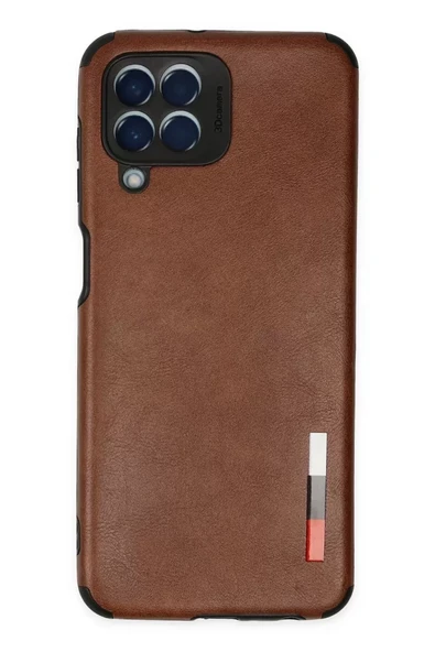 Newface Samsung Galaxy M33 Kılıf Loop Deri Silikon - Kahverengi ürün görseli 1