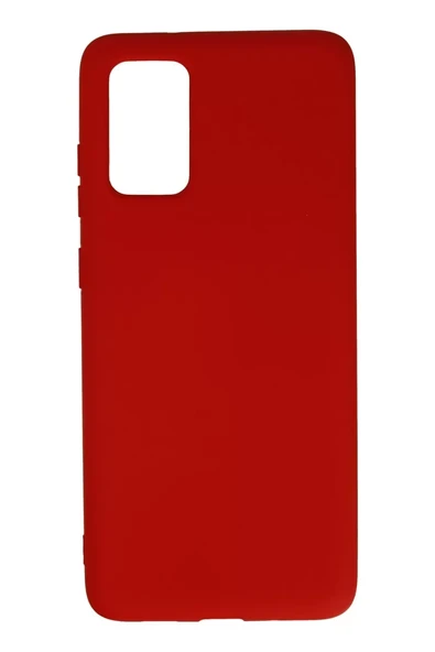 Newface Samsung Galaxy S20 Plus Kılıf Nano içi Kadife Silikon - Kırmızı ürün görseli 1