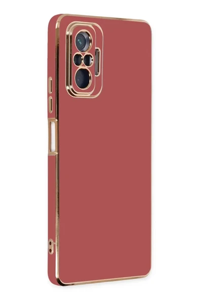 Newface Xiaomi Redmi Note 10 Pro Kılıf Volet Silikon - Kırmızı ürün görseli 1